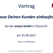 Präsentation zum LDKE-Vortrag bei der emnis gmbh am 21.09.2017