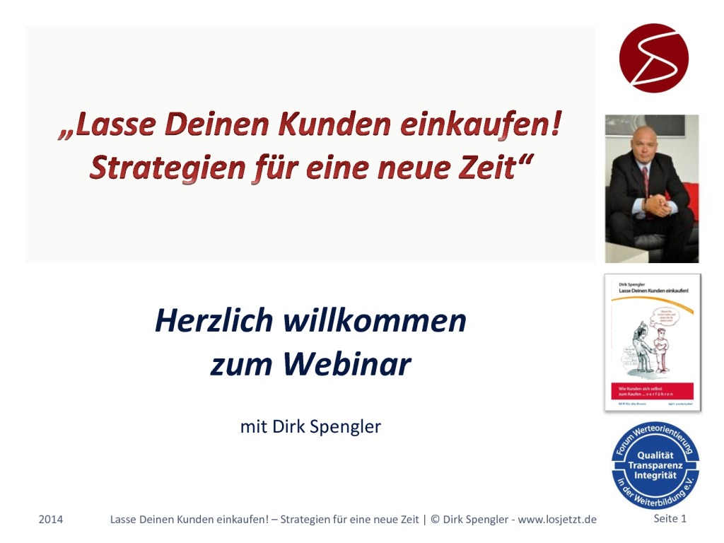 [Video-Podcast] LDKE – Kunden kaufen heute anders – Strategien für eine neue Zeit vom 14.04.2014