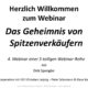 Webinar LDKE4 Das Geheimnis von Spitzenverkäufern 150413